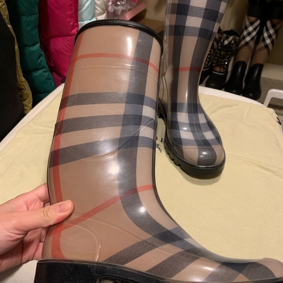 Burberry classic check rain boots - Picture 3 of 6